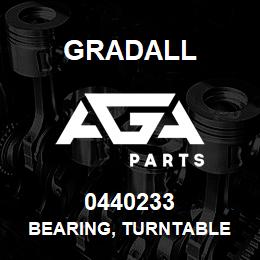 0440233 Gradall BEARING, TURNTABLE | AGA Parts
