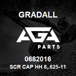 0682016 Gradall SCR CAP HH 8,.625-11X2.000 | AGA Parts