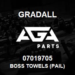 07019705 Gradall BOSS TOWELS (PAIL) | AGA Parts