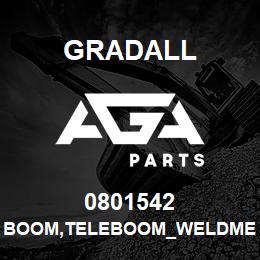 0801542 Gradall BOOM,TELEBOOM_WELDMENT | AGA Parts