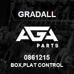 0861215 Gradall BOX,PLAT CONTROL | AGA Parts
