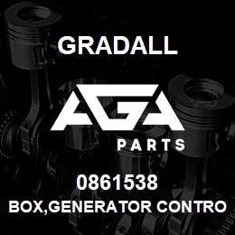 0861538 Gradall BOX,GENERATOR CONTROL | AGA Parts