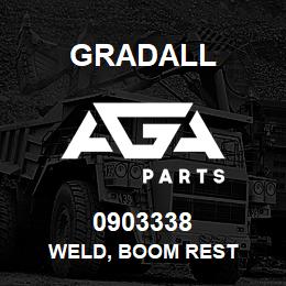 0903338 Gradall WELD, BOOM REST | AGA Parts