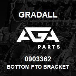 0903362 Gradall BOTTOM PTO BRACKET | AGA Parts