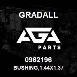 0962196 Gradall BUSHING,1.44X1.37 | AGA Parts