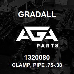 1320080 Gradall CLAMP, PIPE .75-.38 | AGA Parts