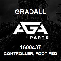 1600437 Gradall CONTROLLER, FOOT PEDAL | AGA Parts