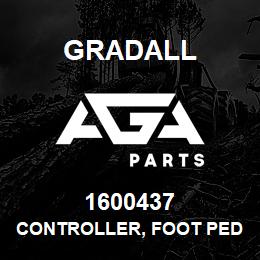 1600437 Gradall CONTROLLER, FOOT PEDAL | AGA Parts