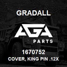 1670752 Gradall COVER, KING PIN .12X 3.00 POLY | AGA Parts