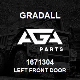 1671304 Gradall LEFT FRONT DOOR | AGA Parts