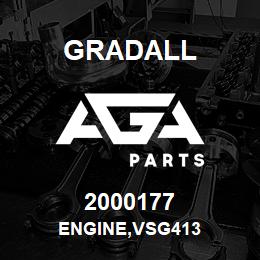 2000177 Gradall ENGINE,VSG413 | AGA Parts