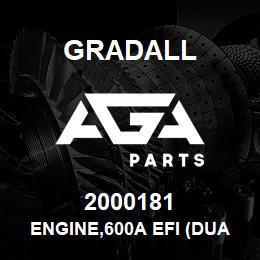 2000181 Gradall ENGINE,600A EFI (DUAL FUEL) | AGA Parts
