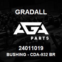 24011019 Gradall BUSHING - CDA-932 BRONZE | AGA Parts