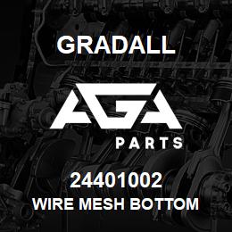 24401002 Gradall WIRE MESH BOTTOM | AGA Parts
