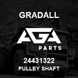 24431322 Gradall PULLEY SHAFT | AGA Parts