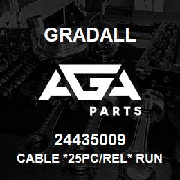 24435009 Gradall CABLE *25PC/REL* RUNNING | AGA Parts