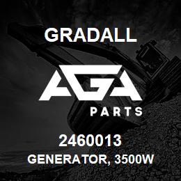 2460013 Gradall GENERATOR, 3500W | AGA Parts
