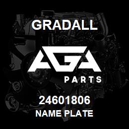24601806 Gradall NAME PLATE | AGA Parts