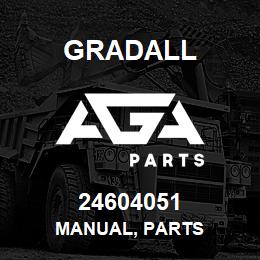 24604051 Gradall MANUAL, PARTS | AGA Parts