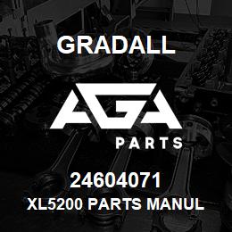 24604071 Gradall XL5200 PARTS MANUL | AGA Parts