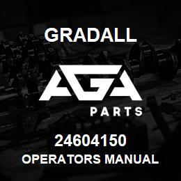 24604150 Gradall OPERATORS MANUAL | AGA Parts