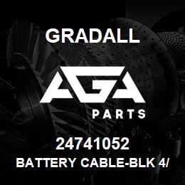 24741052 Gradall BATTERY CABLE-BLK 4/0 | AGA Parts