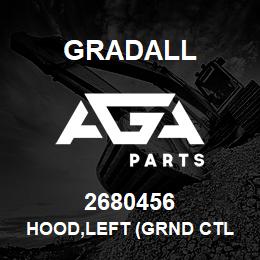 2680456 Gradall HOOD,LEFT (GRND CTL BX) SIDE, | AGA Parts
