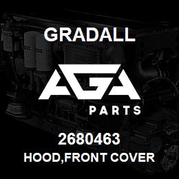 2680463 Gradall HOOD,FRONT COVER | AGA Parts