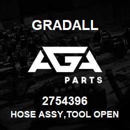 2754396 Gradall HOSE ASSY,TOOL OPEN | AGA Parts