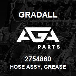 2754860 Gradall HOSE ASSY, GREASE | AGA Parts
