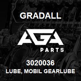 3020036 Gradall LUBE, MOBIL GEARLUBE 375NC | AGA Parts
