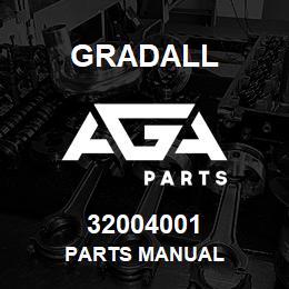 32004001 Gradall PARTS MANUAL | AGA Parts
