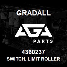 4360237 Gradall SWITCH, LIMIT ROLLER ARM | AGA Parts