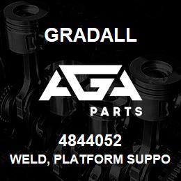 4844052 Gradall WELD, PLATFORM SUPPORT | AGA Parts