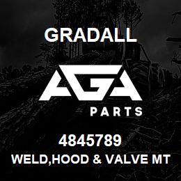 4845789 Gradall WELD,HOOD & VALVE MTG TANK SID | AGA Parts