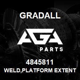 4845811 Gradall WELD,PLATFORM EXTENTION | AGA Parts
