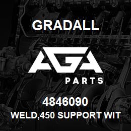 4846090 Gradall WELD,450 SUPPORT WITH LOAD SEN | AGA Parts