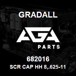 682016 Gradall SCR CAP HH 8,.625-11X2.000 | AGA Parts