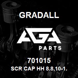 701015 Gradall SCR CAP HH 8.8,10-1.50X35MM | AGA Parts