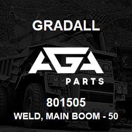 801505 Gradall WELD, MAIN BOOM - 5000 SIII | AGA Parts