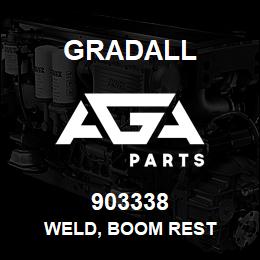 903338 Gradall WELD, BOOM REST | AGA Parts