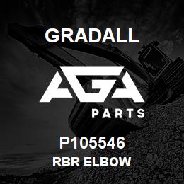 P105546 Gradall RBR ELBOW | AGA Parts