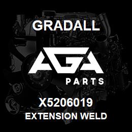 X5206019 Gradall EXTENSION WELD | AGA Parts