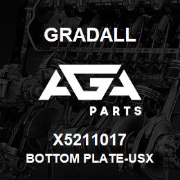 X5211017 Gradall BOTTOM PLATE-USX | AGA Parts