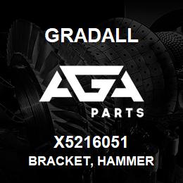 X5216051 Gradall BRACKET, HAMMER | AGA Parts