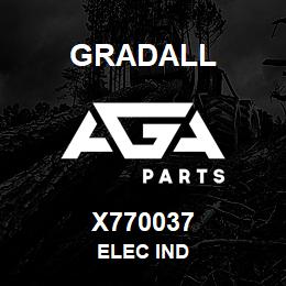 X770037 Gradall ELEC IND | AGA Parts