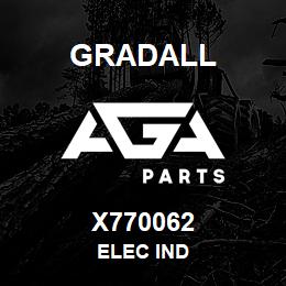X770062 Gradall ELEC IND | AGA Parts