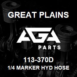 113-370D Great Plains 1/4 MARKER HYD HOSE GUARD | AGA Parts