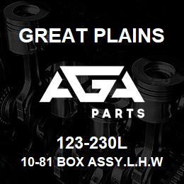 123-230L Great Plains 10-81 BOX ASSY.L.H.W/30T DRIVE | AGA Parts