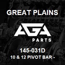 145-031D Great Plains 10 & 12 PIVOT BAR - SHORT | AGA Parts